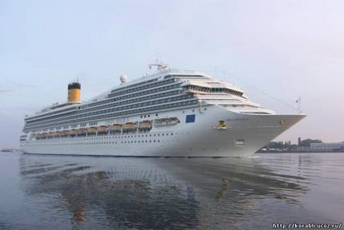 шикарный круизный лайнер «costa magica» компании «costa cruises»